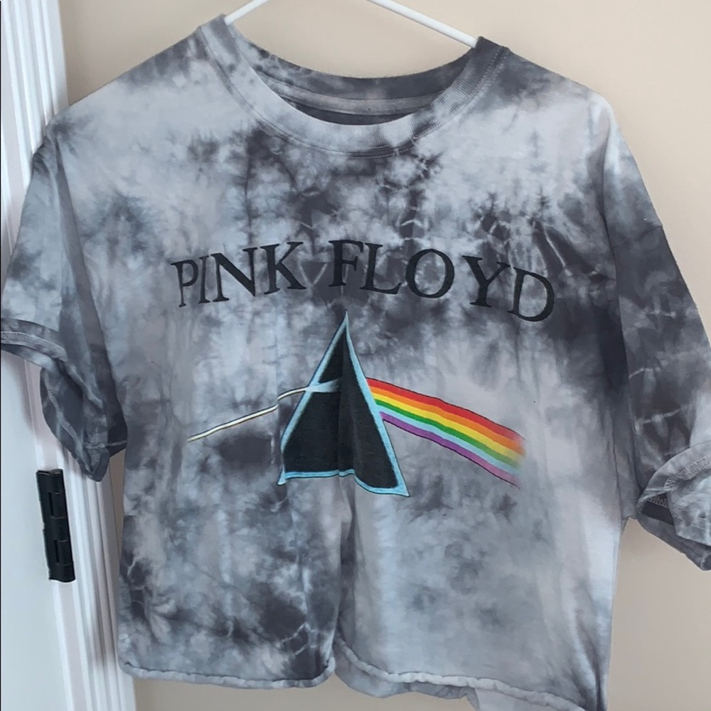 pink floyd crop top